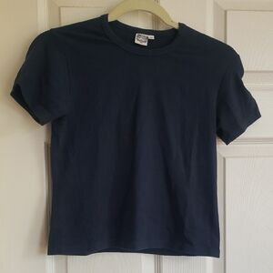 Jungmaven Navy Blue Short Sleeve S T-Shirt